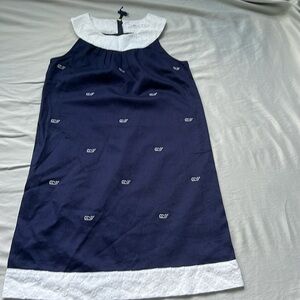 Girls Vineyard Vines Dress spring Navy Nautical Summer
